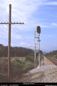 Buckingham Branch Railroad signal: CA250.9